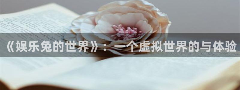 狗子28.ccmpc：《娱乐兔的世界》：一个虚拟世界的与体验